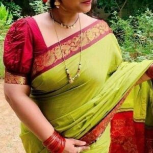 Traditional Banarasi Silk Saree for Women – Premium Handloom Wedding & Festive Wear with Unstitched Blouse Piece